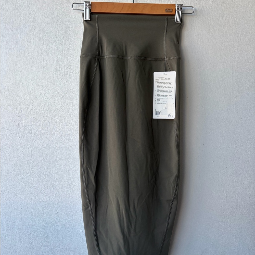 Lululemon Athletica Khaki Pencil Skirt